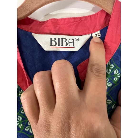 Biba Size 32 Small Sleeveless Cotton A Line Dress - Picture 4 of 4